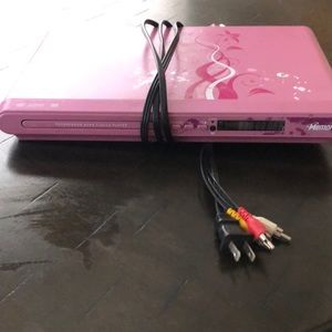 Pink DVD player